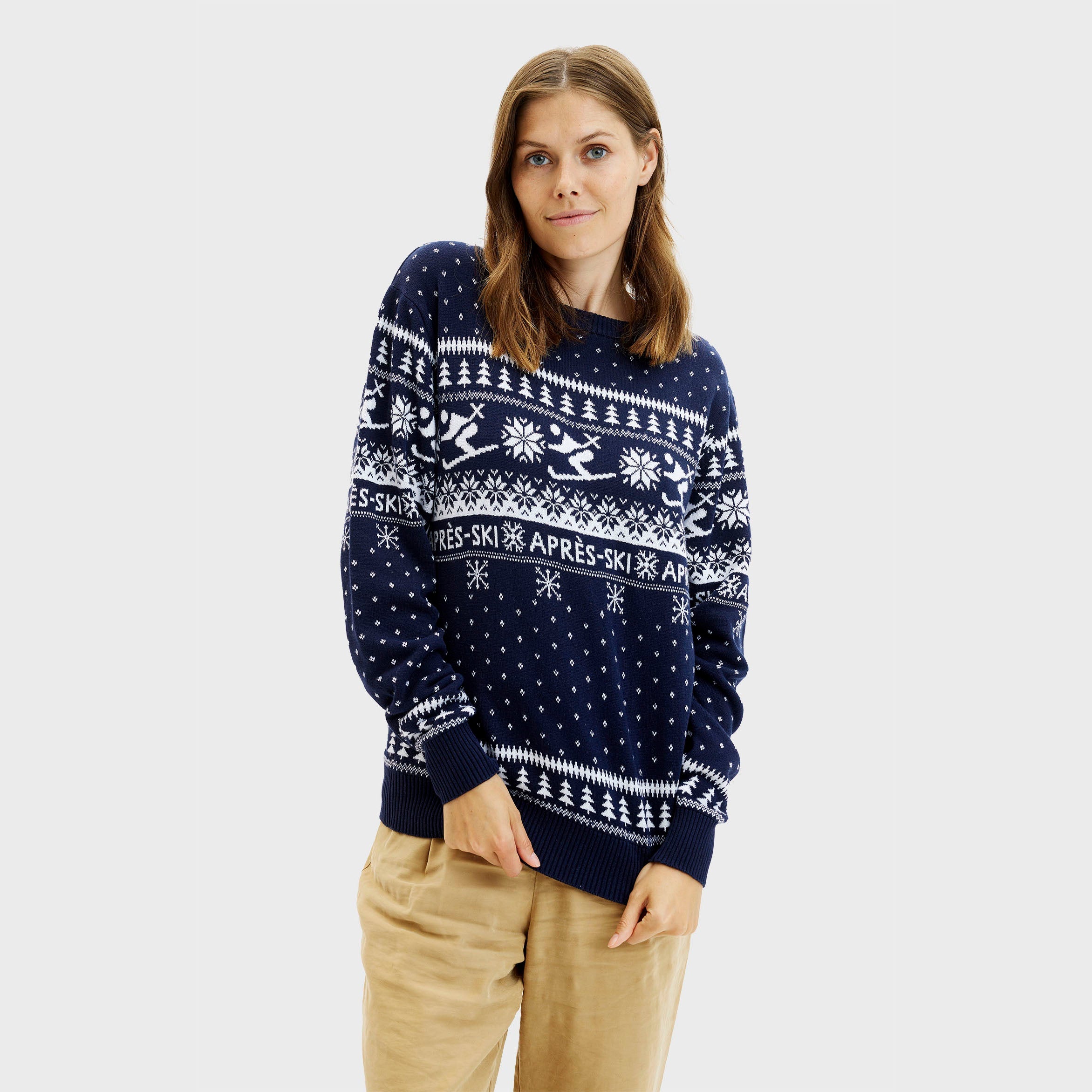 Après-ski weihnachtspullover - Damen.